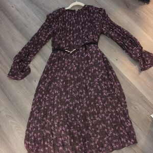 Floral Purple Women's Dress
